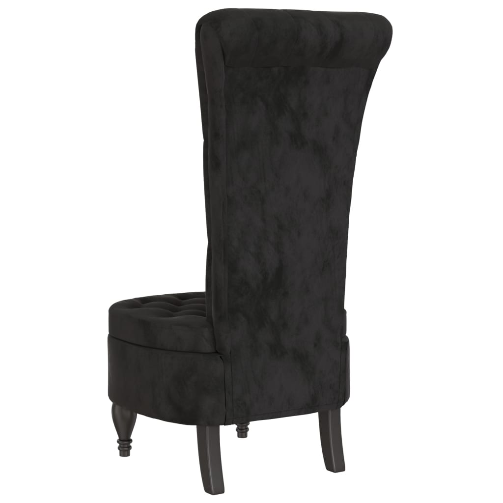 8720845759261_g_en_hd_3 vidaXL High Back Chair Black Velvet Button Design - Image 5