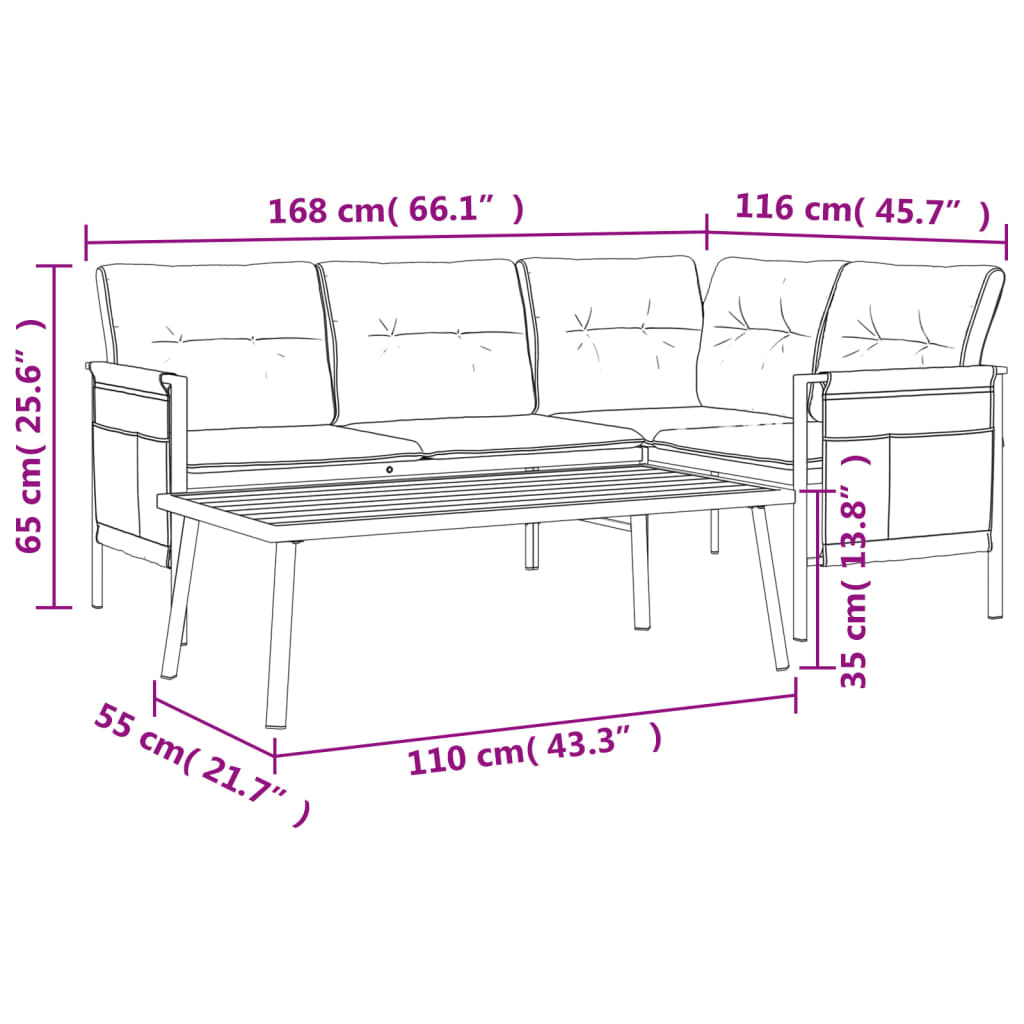 8720845760960_g_en_hd_8 vidaXL 2 Piece Garden Lounge Set  Anthracite Steel - Image 10