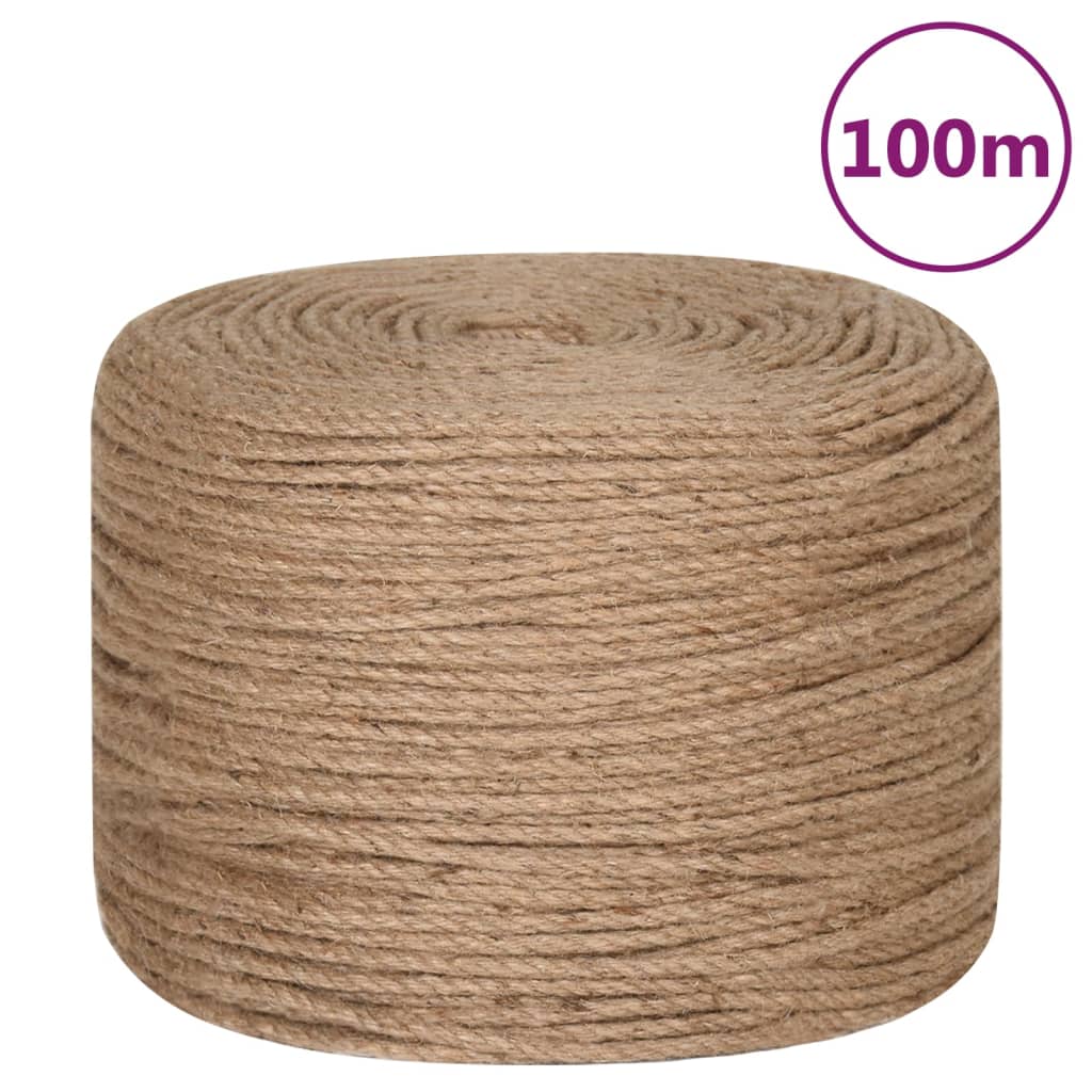 8720845762315_a_en_hd_1 vidaXL Jute Rope 100 m Long 6 mm Thick - Image 2