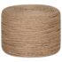 vidaXL Jute Rope 100 m Long 6 mm Thick - Image 3