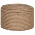 vidaXL Jute Rope 25 m Long 12 mm Thick - Image 3