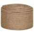 vidaXL Jute Rope 50 m Long 12 mm Thick - Image 3