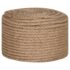 vidaXL Jute Rope 25 m Long 14 mm Thick - Image 3