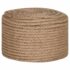 vidaXL Jute Rope 50 m Long 14 mm Thick - Image 3
