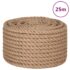 vidaXL Jute Rope 25 m Long 20 mm Thick - Image 2