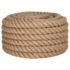 vidaXL Jute Rope 25 m Long 36 mm Thick - Image 3