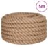vidaXL Jute Rope 5 m Long 60 mm Thick - Image 2