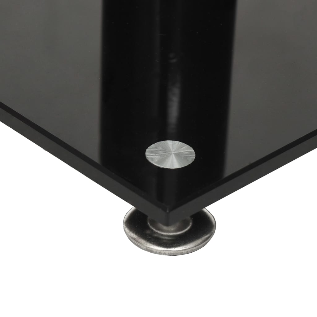 8720845762780_g_en_hd_4 vidaXL Speaker Stands 2 pcs Black Tempered Glass 1 Pillar Design - Image 6