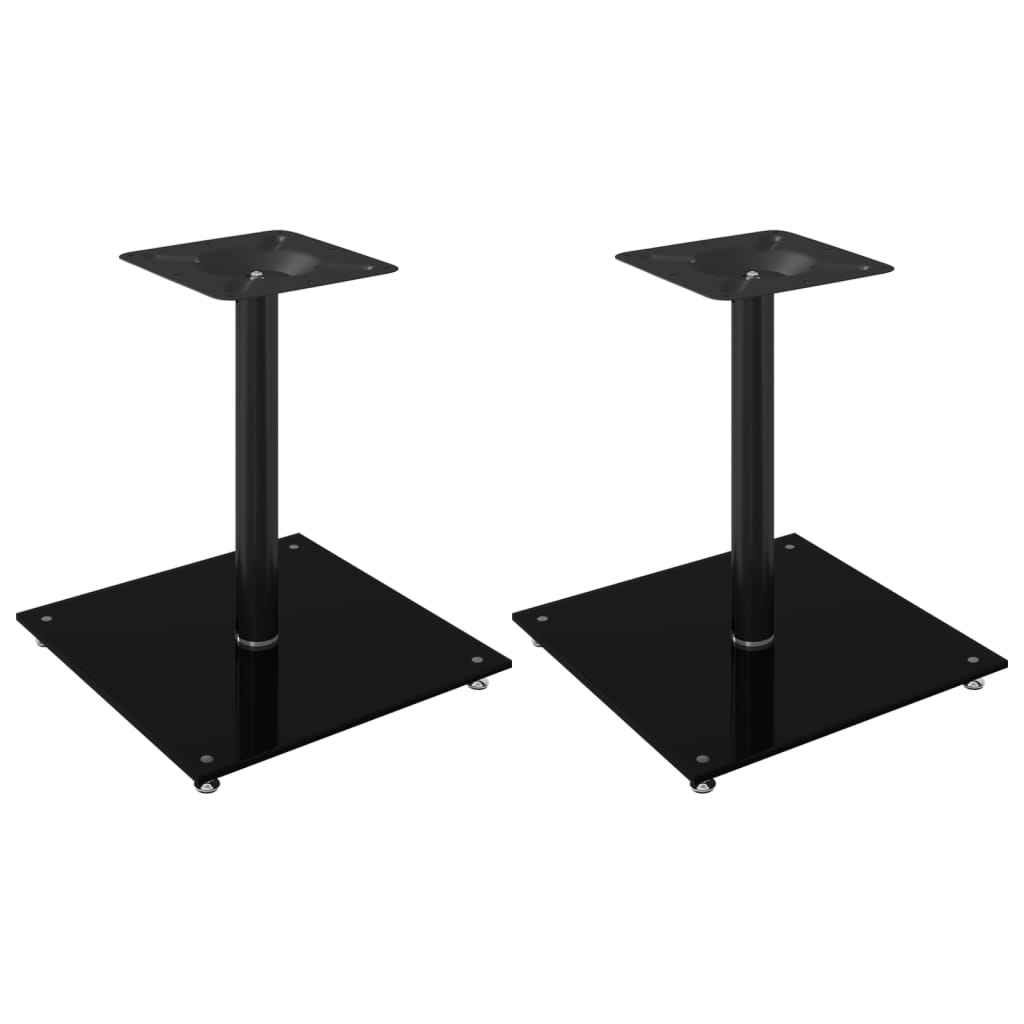 8720845762810_a_en_hd_1 vidaXL Speaker Stands 2 pcs Black Tempered Glass 1 Pillar Design - Image 2