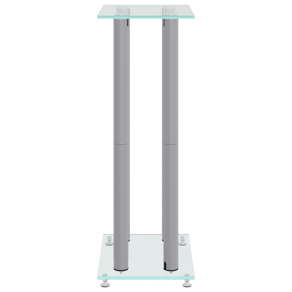 8720845762896_g_en_hd_4 vidaXL Speaker Stands 2pcs Silver Tempered Glass 4 Pillars Design - Image 6