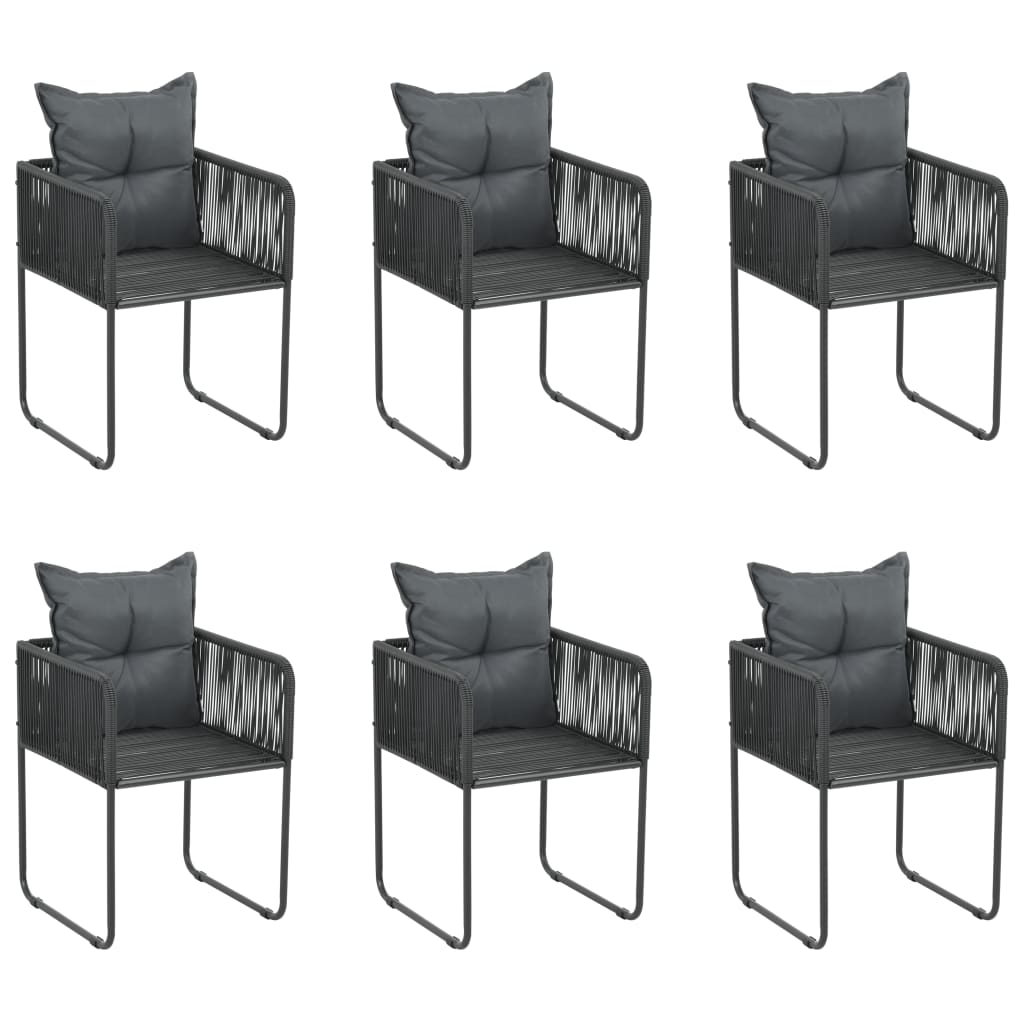 8720845763015_g_en_hd_2 vidaXL 7 Piece Garden Dining Set Black - Image 4