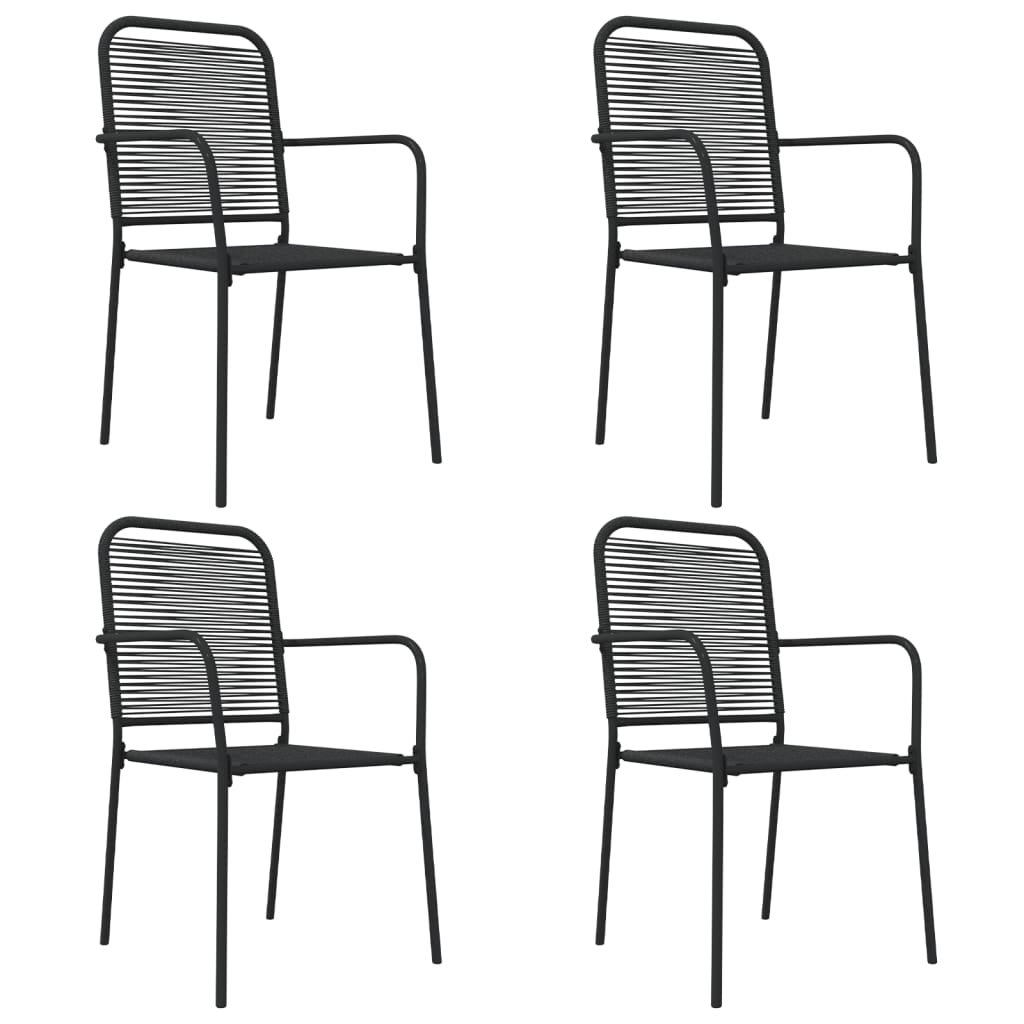 8720845763404_g_en_hd_2 vidaXL 5 Piece Garden Dining Set Black Cotton Rope and Steel - Image 4