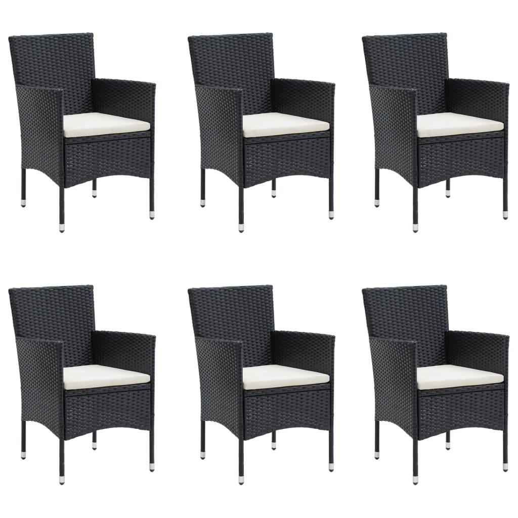 8720845764050_g_en_hd_2 vidaXL 7 Piece Garden Dining Set with Cushions Black - Image 4