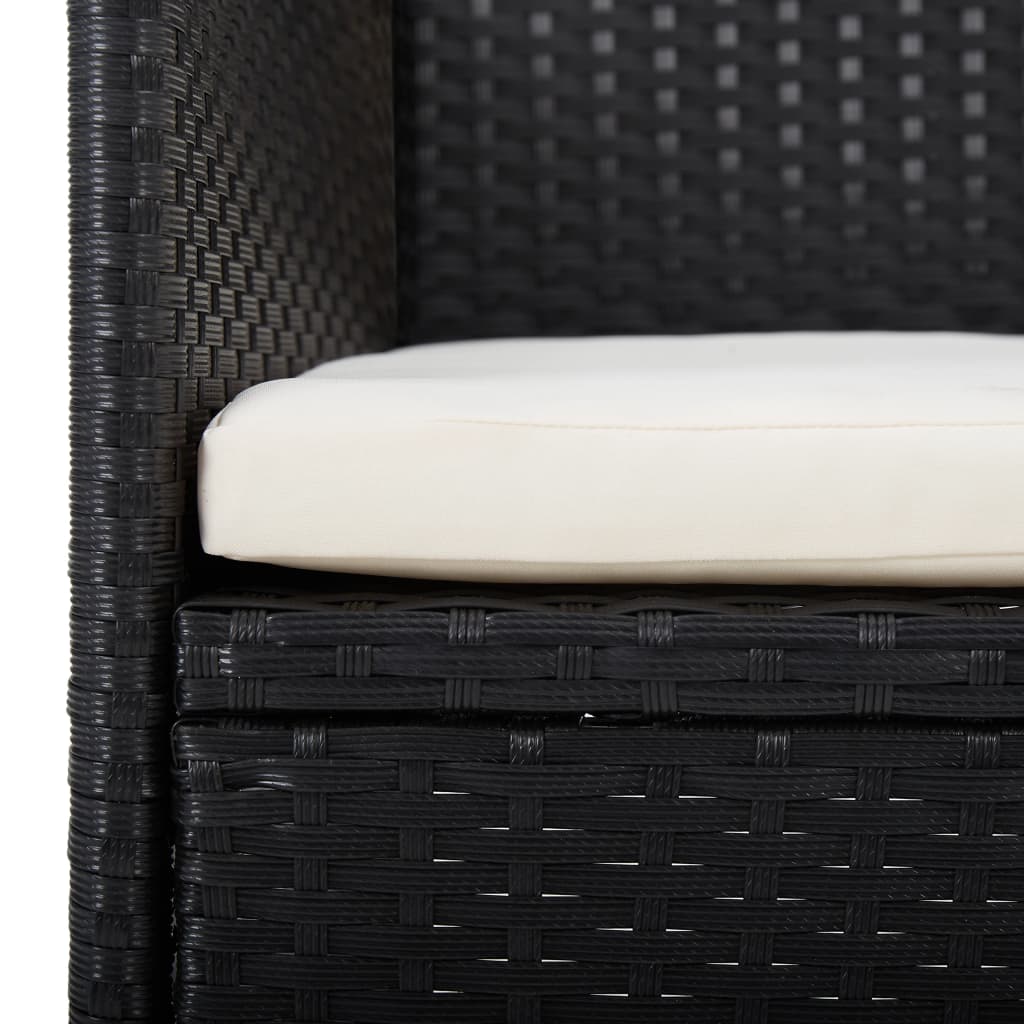 8720845764050_g_en_hd_4 vidaXL 7 Piece Garden Dining Set with Cushions Black - Image 6