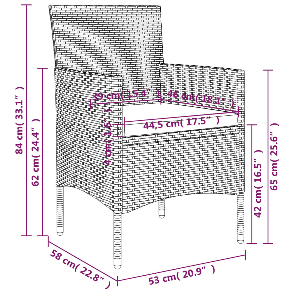 8720845764241_g_en_hd_8 vidaXL 5 Piece Garden Dining Set with Cushions Grey and Black - Image 10