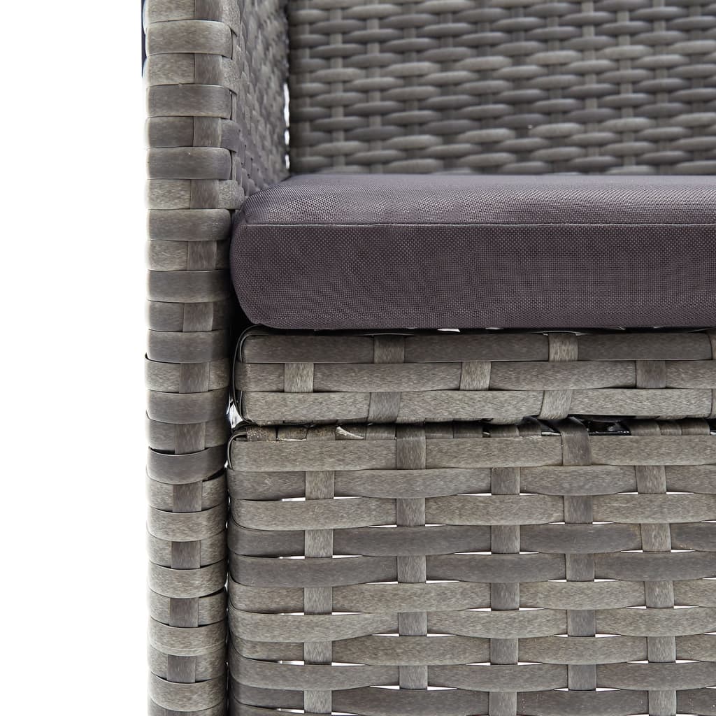 8720845764487_g_en_hd_4 vidaXL 5 Piece Garden Dining Set with Cushions Grey and Black - Image 6