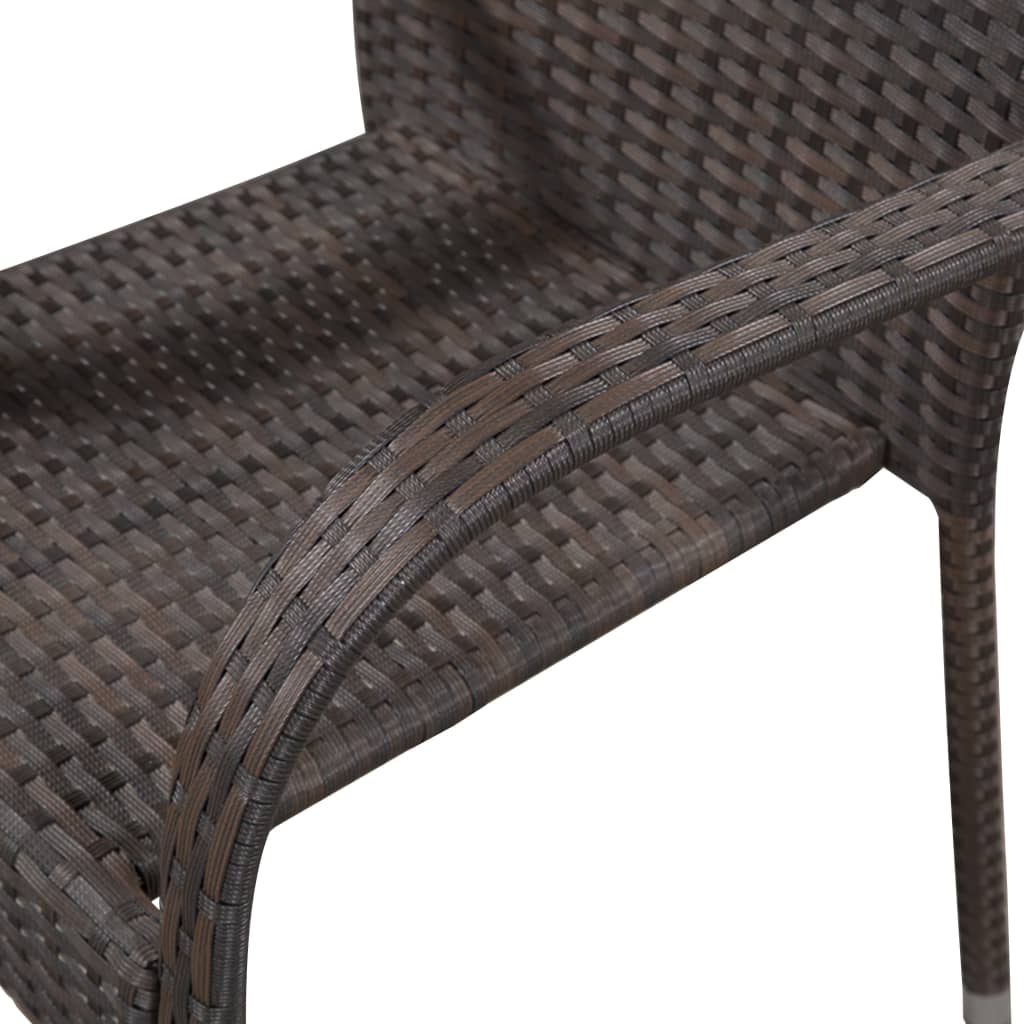 8720845764647_g_en_hd_4 vidaXL 5 Piece Garden Dining Set Brown Poly Rattan - Image 6