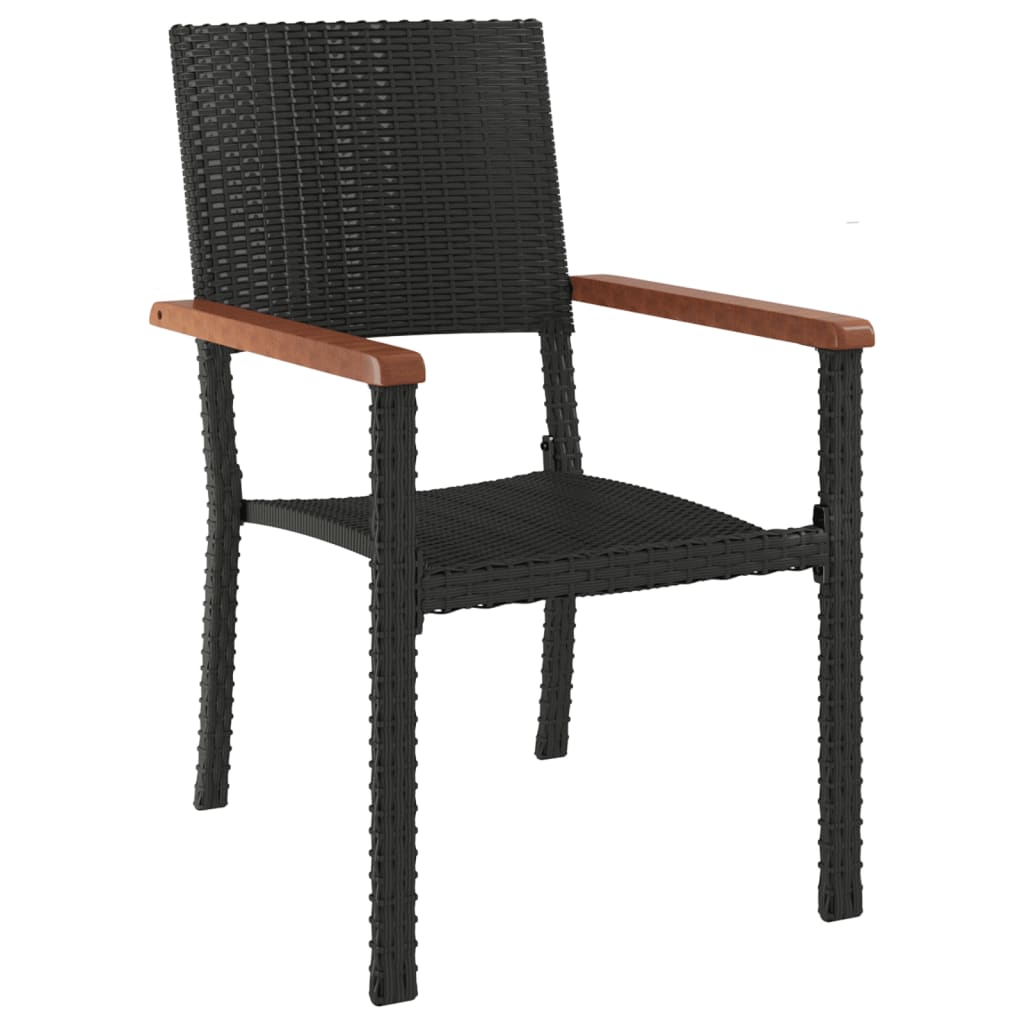 8720845764845_g_en_hd_3 vidaXL 5 Piece Garden Dining Set Black Poly Rattan - Image 5