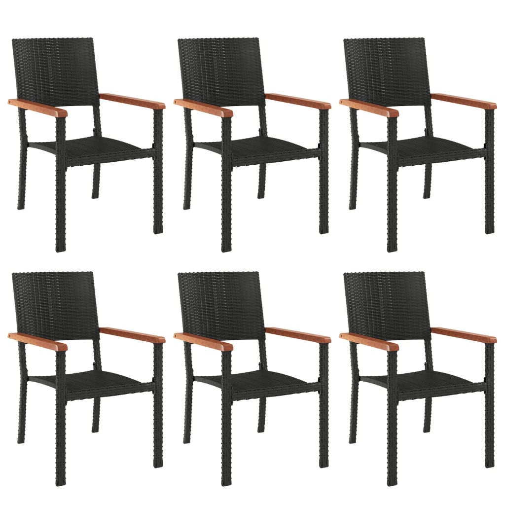 8720845764890_g_en_hd_2 vidaXL 7 Piece Garden Dining Set Black Poly Rattan - Image 4