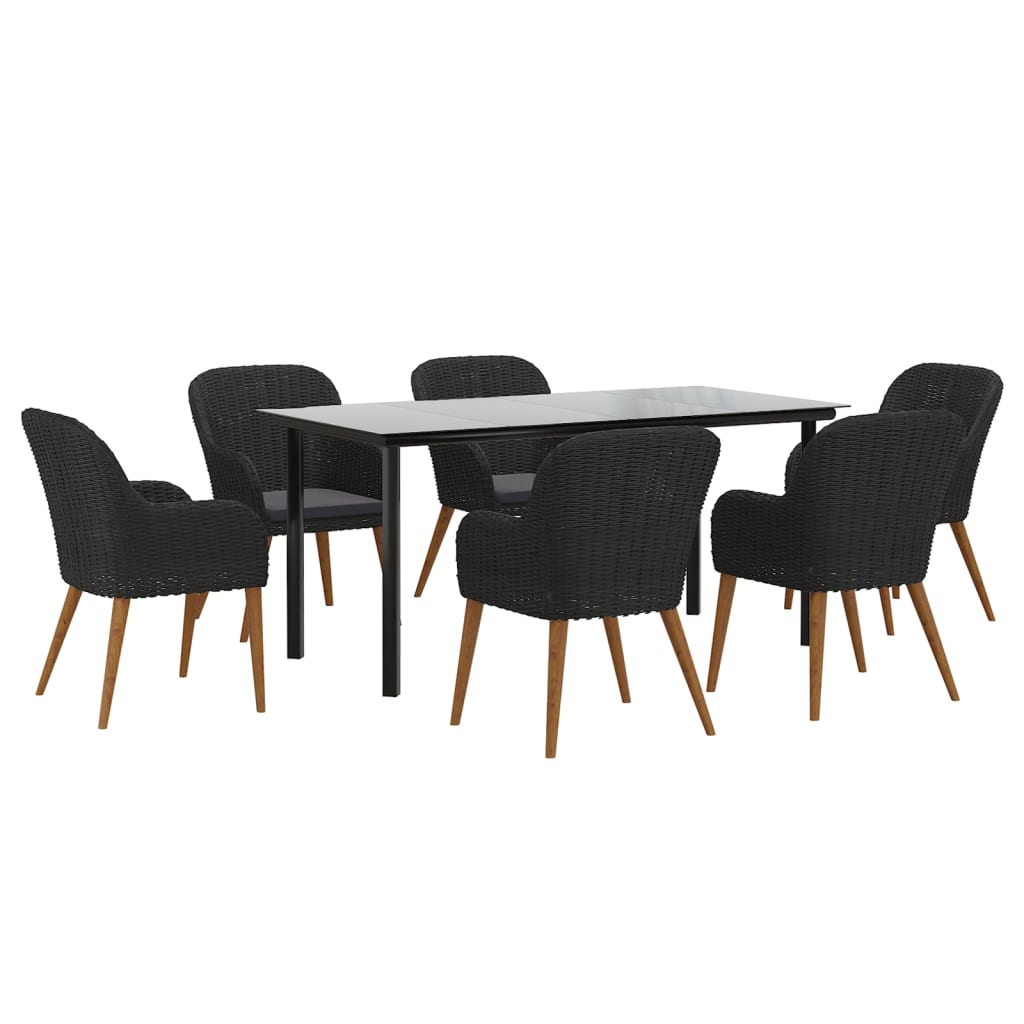 8720845765231_g_en_hd_1 vidaXL 7 Piece Garden Dining Set with Cushions Black - Image 3