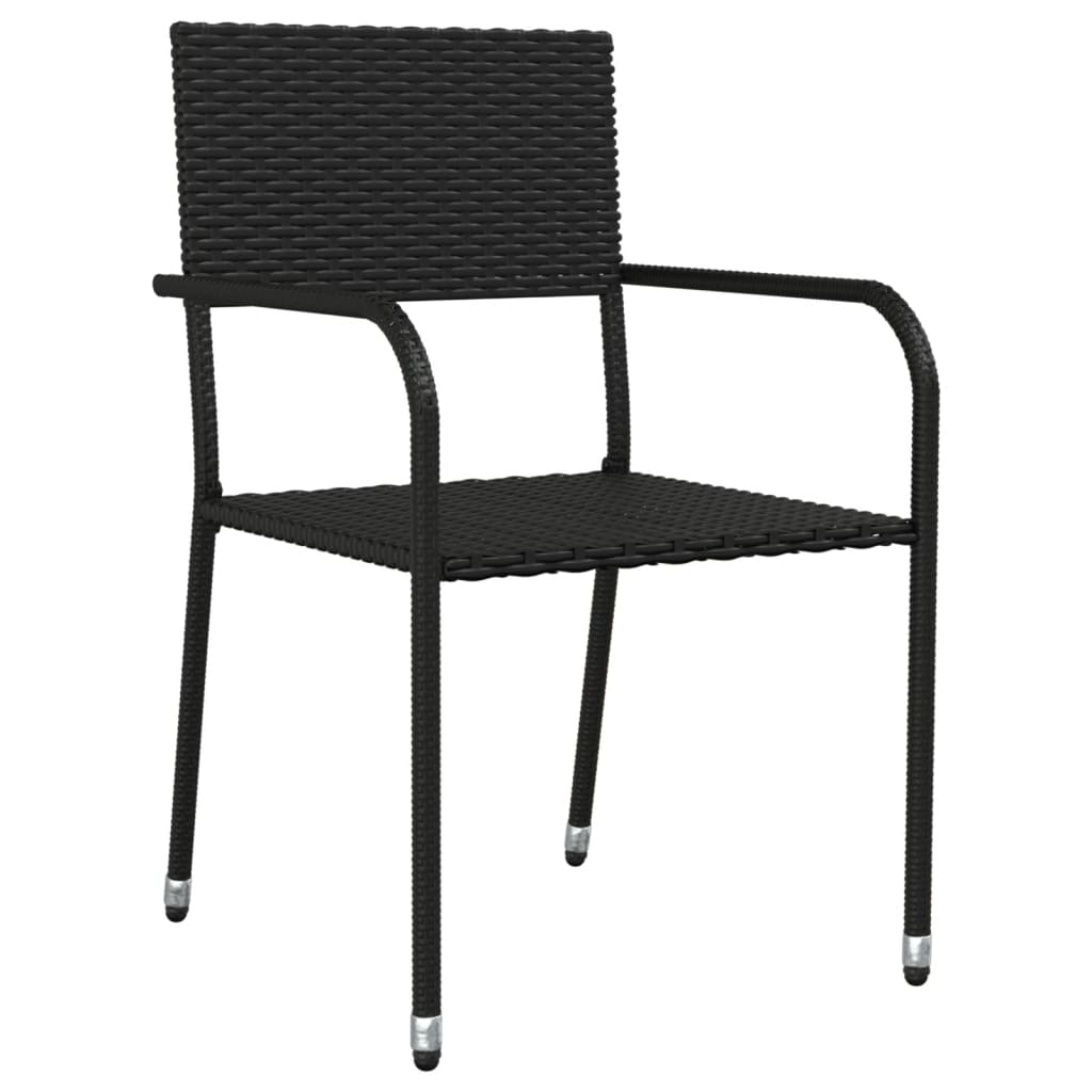 8720845765545_g_en_hd_2 vidaXL 5 Piece Garden Dining Set Black Poly Rattan - Image 4