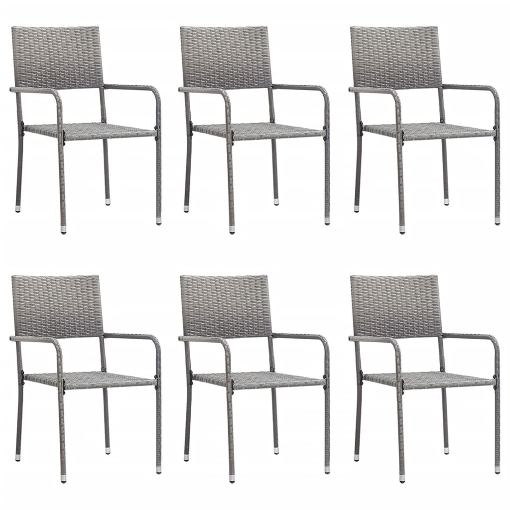 8720845765590_g_en_hd_1 vidaXL 7 Piece Garden Dining Set Grey Poly Rattan - Image 3