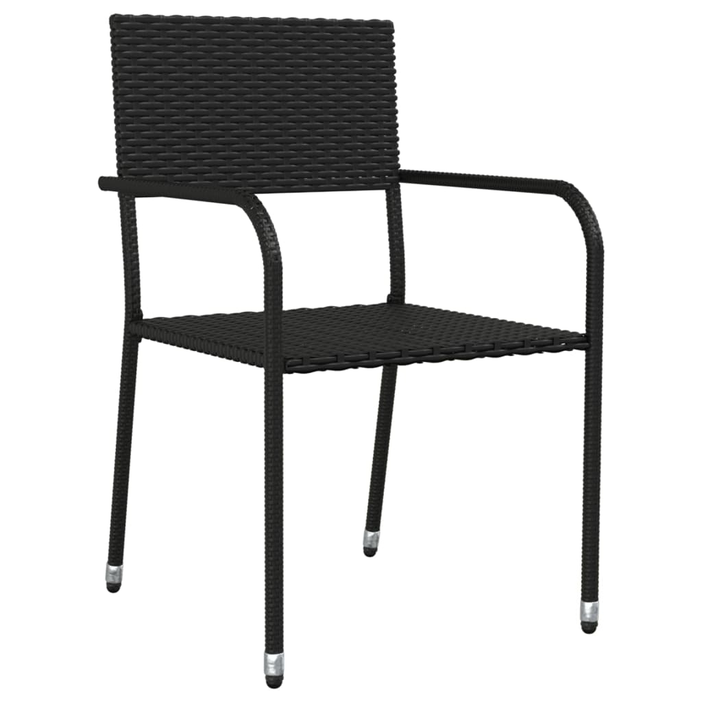 8720845765637_g_en_hd_2 vidaXL 7 Piece Garden Dining Set Black Poly Rattan - Image 4