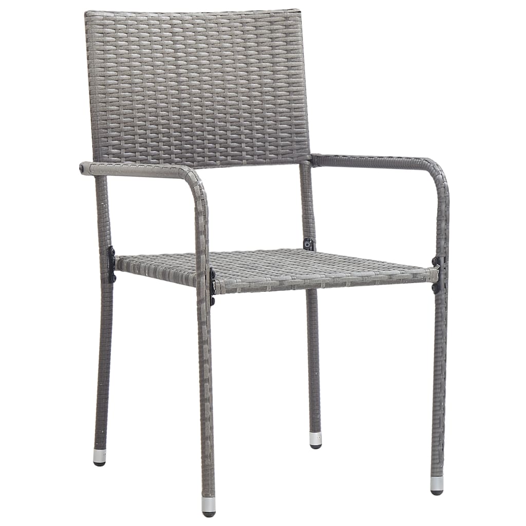 8720845765668_g_en_hd_2 vidaXL 5 Piece Garden Dining Set Grey Poly Rattan - Image 4