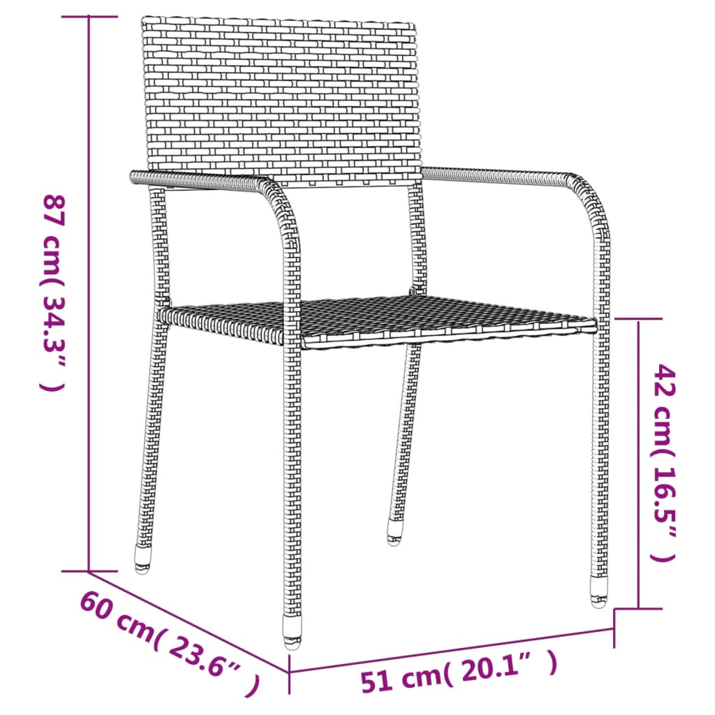 8720845765668_g_en_hd_9 vidaXL 5 Piece Garden Dining Set Grey Poly Rattan - Image 11