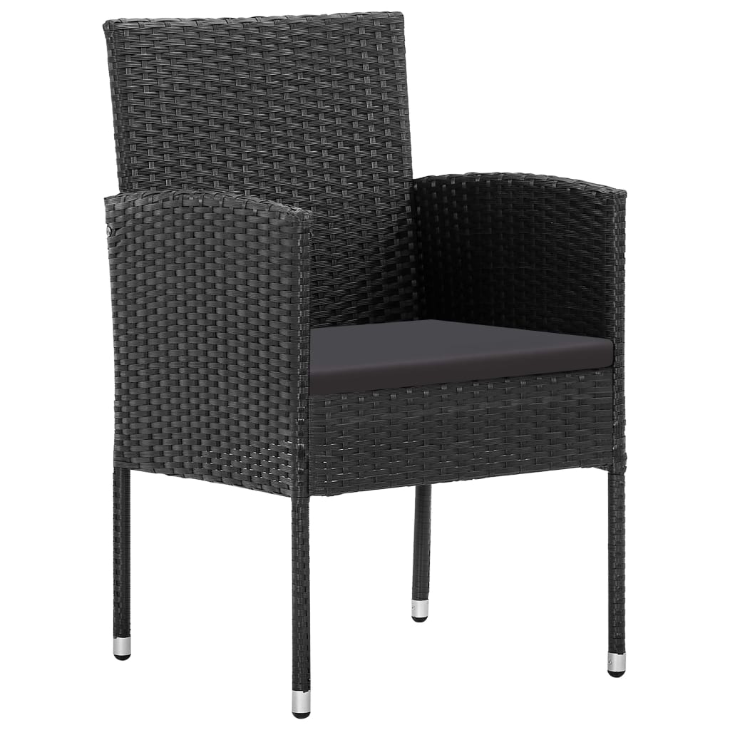 8720845765903_g_en_hd_3 vidaXL 5 Piece Garden Dining Set with Cushions Black Poly Rattan - Image 5