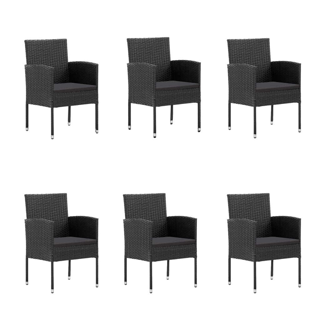 8720845765910_g_en_hd_2 vidaXL 7 Piece Garden Dining Set with Cushions Black Poly Rattan - Image 4