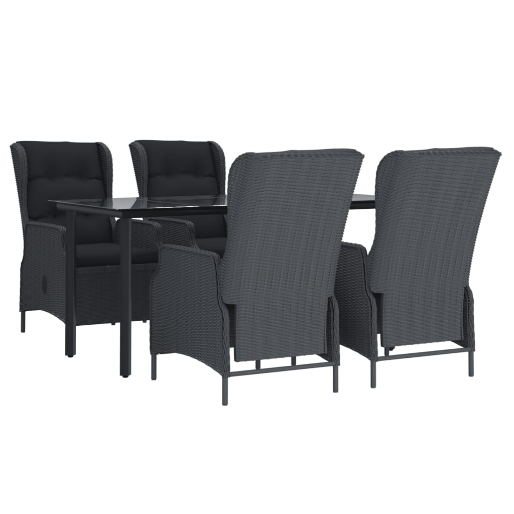 8720845765941_g_en_hd_1 vidaXL 5 Piece Garden Dining Set Dark Grey Poly Rattan - Image 3