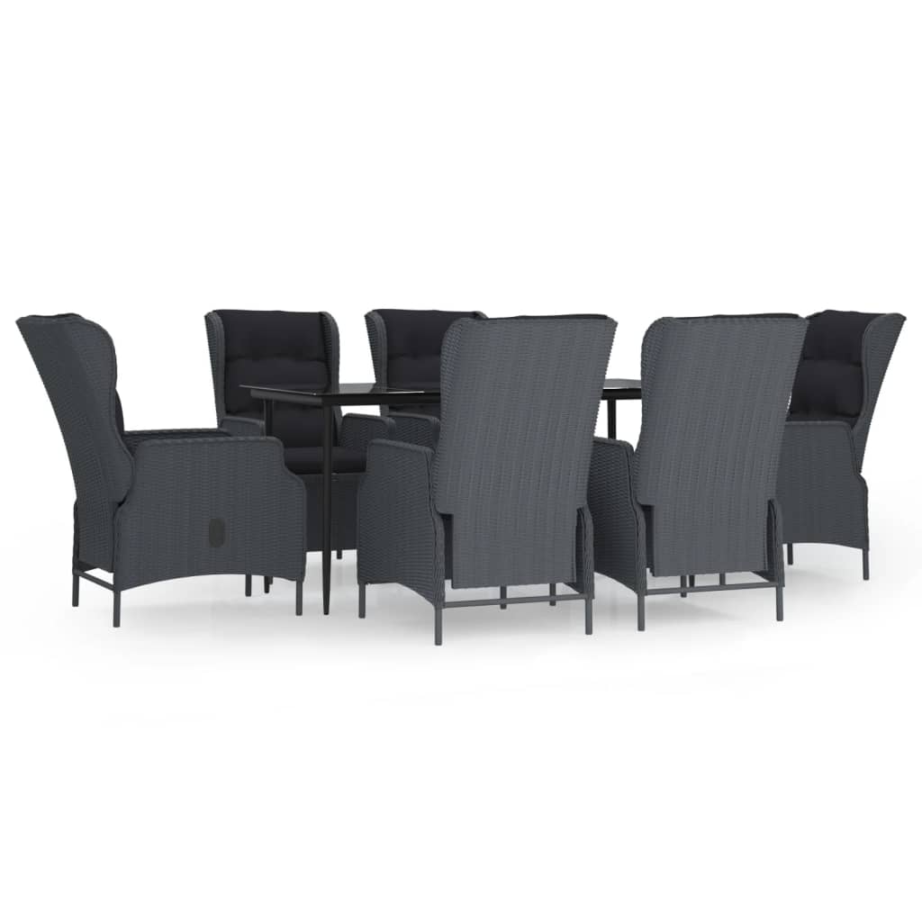 8720845766078_a_en_hd_1 vidaXL 7 Piece Garden Dining Set Dark Grey Poly Rattan - Image 2