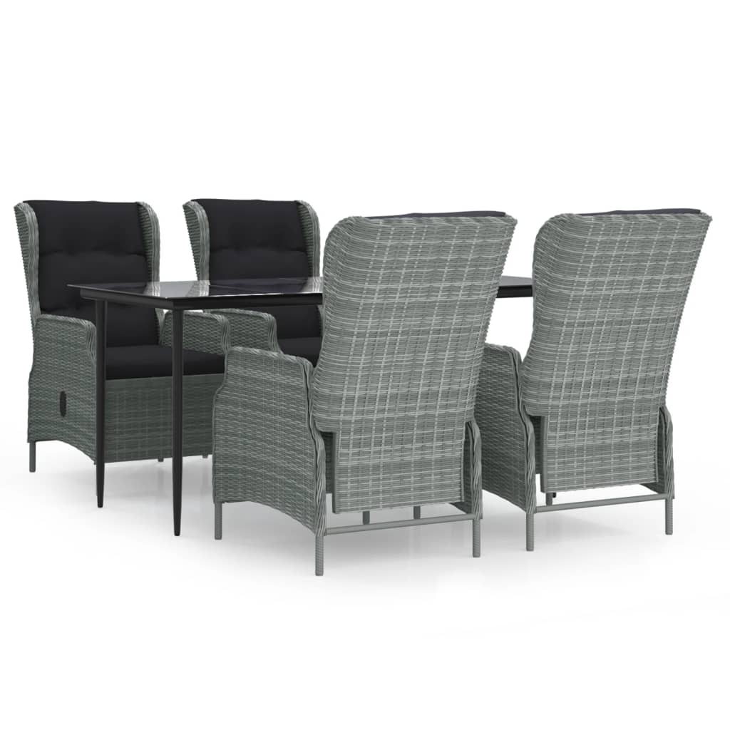 8720845766108_a_en_hd_1 vidaXL 5 Piece Garden Dining Set Light Grey Poly Rattan - Image 2
