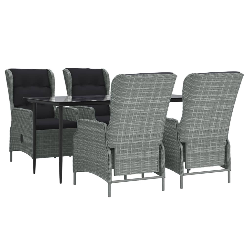 8720845766108_g_en_hd_1 vidaXL 5 Piece Garden Dining Set Light Grey Poly Rattan - Image 3