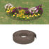 vidaXL Garden Edging Brown 10 m 10 cm Polyethylene