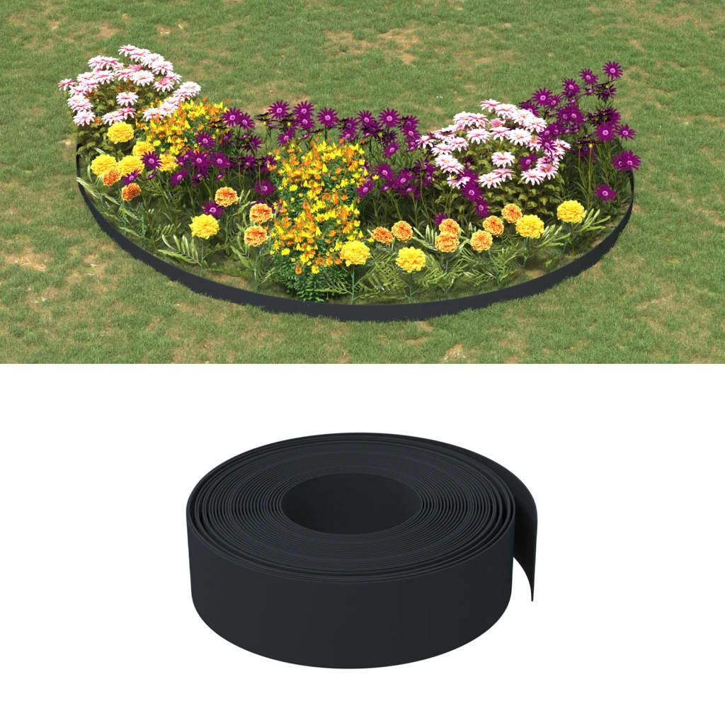 8720845766627_m_en_hd_1 vidaXL Garden Edging Black 10 m 15 cm Polyethylene - Image 1