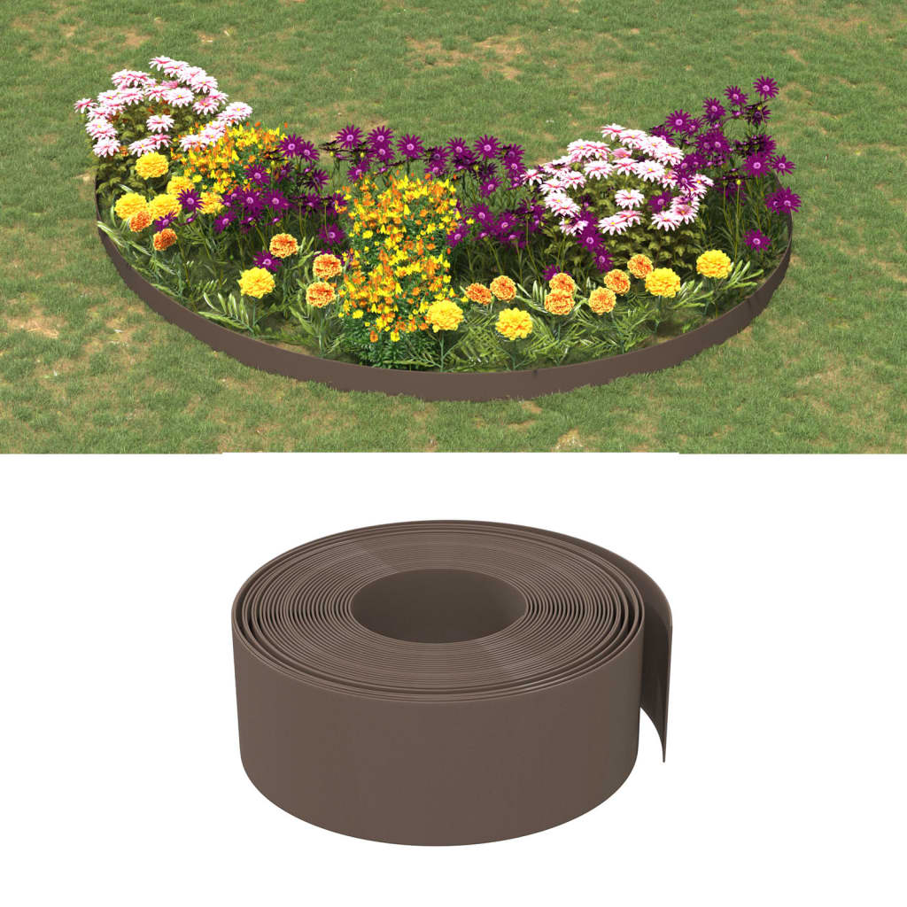 8720845766665_m_en_hd_1 vidaXL Garden Edging Brown 10 m 20 cm Polyethylene - Image 1