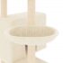 vidaXL Cat Tree with Sisal Scratching Posts Cream 143 cm - Image 7