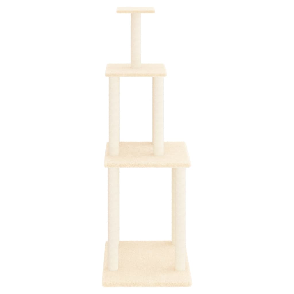 8720845766856_g_en_hd_1 vidaXL Cat Tree with Sisal Scratching Posts Cream 149 cm - Image 3
