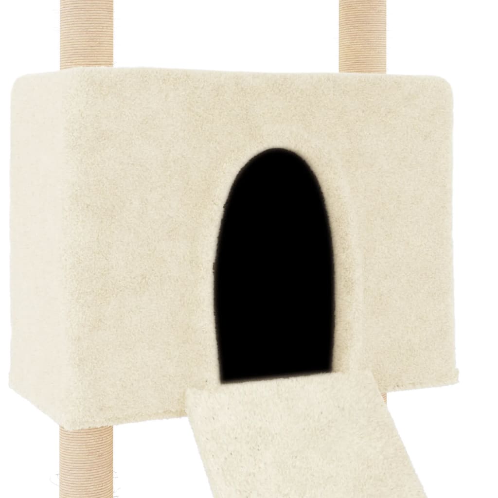 8720845766948_g_en_hd_4 vidaXL Cat Tree with Sisal Scratching Posts Cream 153 cm - Image 6