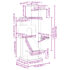 vidaXL Cat Tree with Sisal Scratching Posts Cream 153 cm - Image 8