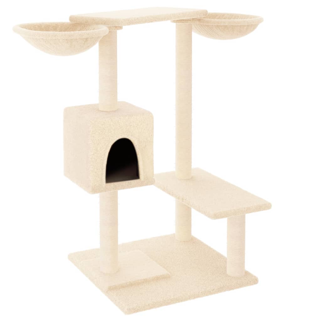 8720845767037_a_en_hd_1 vidaXL Cat Tree with Scratching Posts Cream 82 cm - Image 2