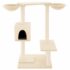 vidaXL Cat Tree with Scratching Posts Cream 82 cm - Image 3