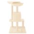 vidaXL Cat Tree with Scratching Posts Cream 82 cm - Image 4