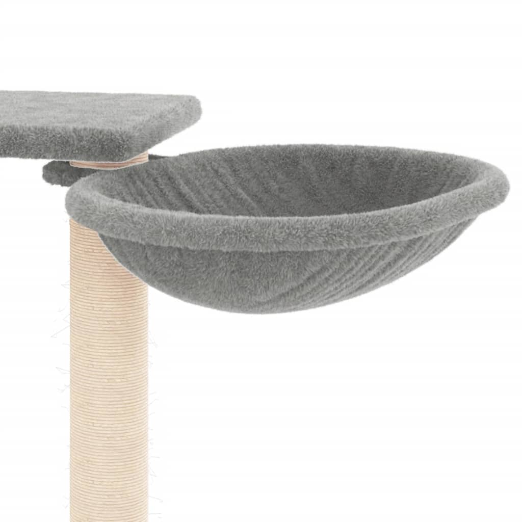 8720845767044_g_en_hd_5 vidaXL Cat Tree with Scratching Posts Light Grey 82 cm - Image 7