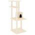 vidaXL Cat Tree with Sisal Scratching Posts Cream 123 cm - Image 2