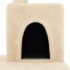 vidaXL Cat Tree with Sisal Scratching Posts Cream 123 cm - Image 6