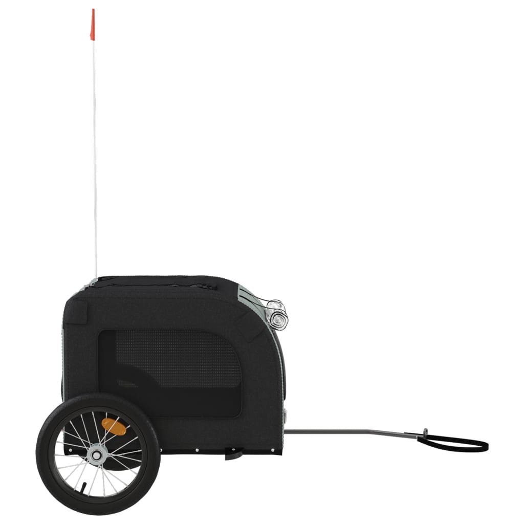 8720845769178_g_en_hd_4 vidaXL Pet Bike Trailer Black and Grey Oxford Fabric and Iron - Image 6