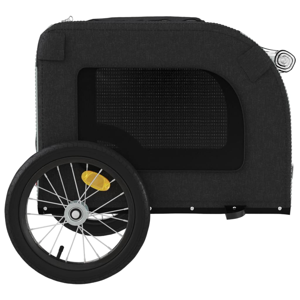 8720845769178_g_en_hd_5 vidaXL Pet Bike Trailer Black and Grey Oxford Fabric and Iron - Image 7
